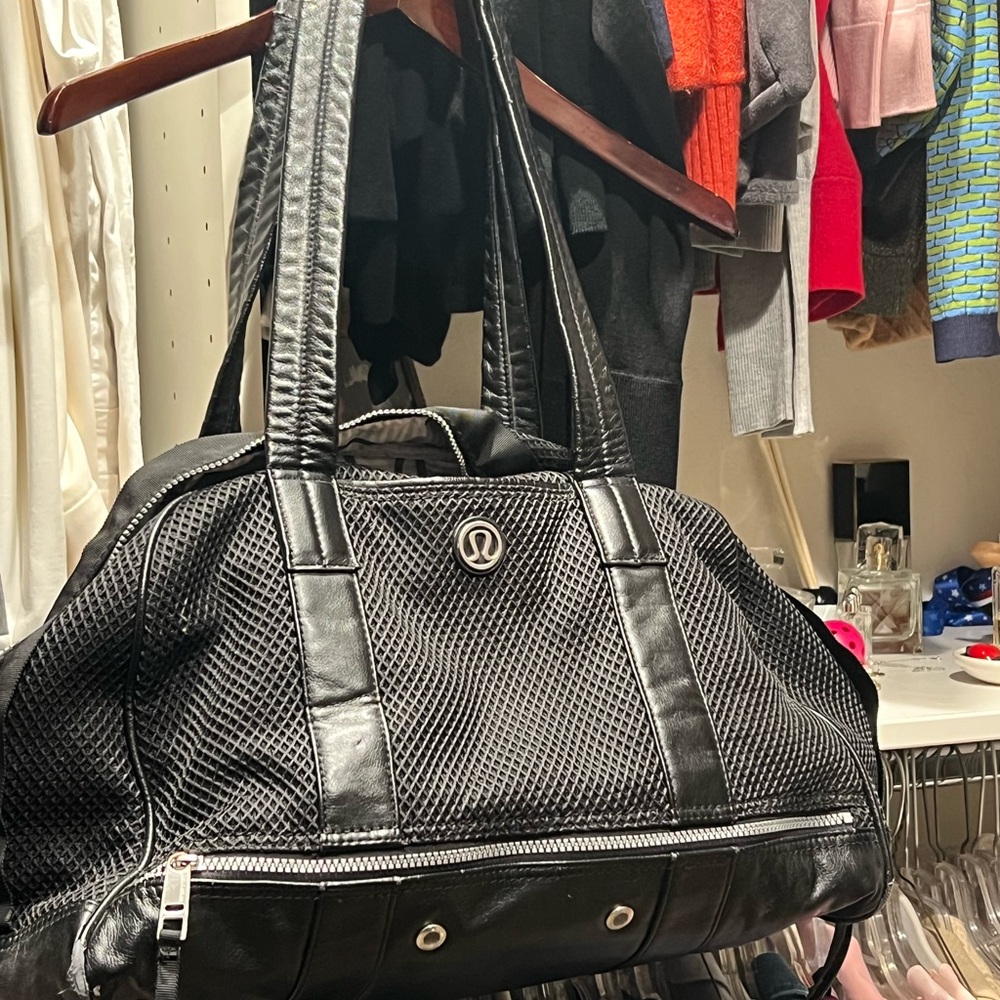 Lululemon Athletica Black Travel Bag